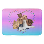 Leuke douche katten badmat (Voorkant)