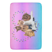 Leuke douche katten badmat (Voorkant Verticaal)