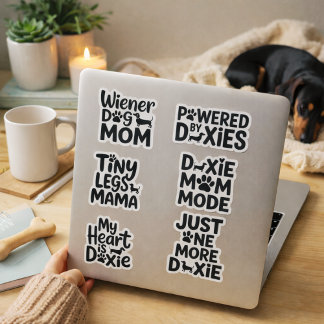Leuke Doxie Dachshund Moeder Uitspraken Sticker