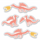 Leuke Dragon stickers (Voorkant)