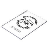 Leuke drama leraar door dag improv NINJA bij nacht Notitieboek (Linkerzijde)