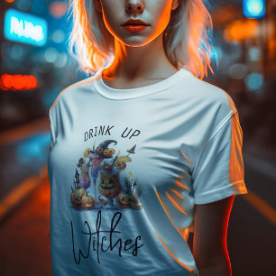 Leuke Drank Op Heksen Halloween T-shirt