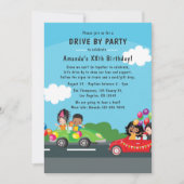 Leuke Drive By Verjaardagsfeestje Kaart (Voorkant)