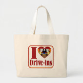 Leuke drive in liefde grote tote bag (Voorkant)