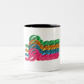 Leuke droom tweekleurige koffiemok (Center)