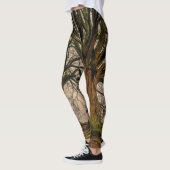 Leuke dubbele eikenboom foto afdrukken leggings (Links)