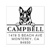 Leuke Duitse Herder Custom Dog Adres Stempel (Design)