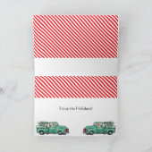 Leuke Duitse herders in Truck Holiday Feestdagen Kaart (Binnen)