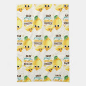 Leuke Easy Peasy Lemon Squeezy Fun Keuken Handdoek (Verticaal)