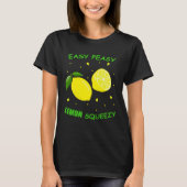 Leuke Easy PEASY LEMON SQUEEZY Fun Summertime LEMO T-shirt (Voorkant)