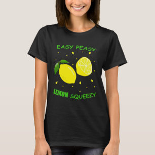 Leuke Easy PEASY LEMON SQUEEZY Fun Summertime LEMO T-shirt