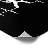 Leuke Ecg Cricket Game Liefhebber Cadeaus Cool Cri Poster (Hoek)