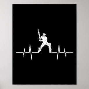 Leuke Ecg Cricket Game Liefhebber Cadeaus Cool Cri Poster