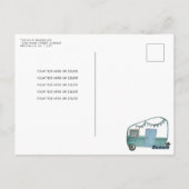 Leuke Een Gelukkige Camper Bomen Camping 1e Verjaa Briefkaart (Achterkant)