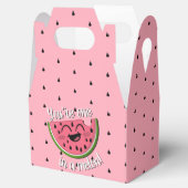 Leuke Een in Een Meloen Watermeloen Meisje 1e Verj Bedankdoosjes (Geopend)