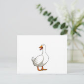 Leuke eend Design Mannen Watervogels Vogel Huisdie Briefkaart (Staand voorkant)
