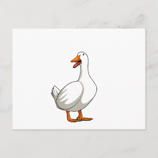 Leuke eend Design Mannen Watervogels Vogel Huisdie Briefkaart (Voorkant)