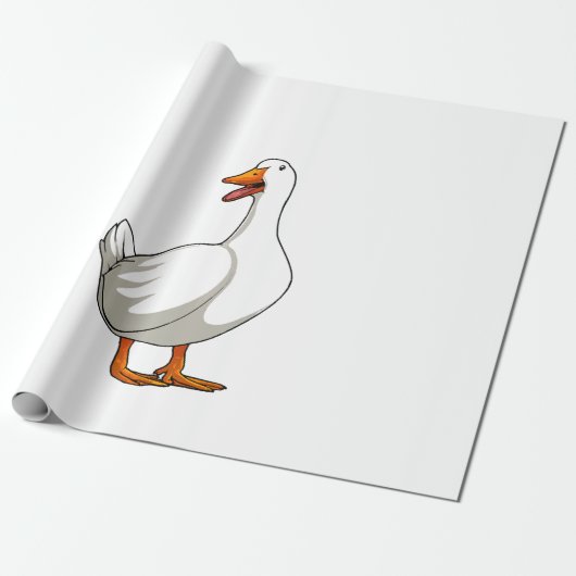 Leuke eend Design Mannen Watervogels Vogel Huisdie Cadeaupapier (Uitgerold)