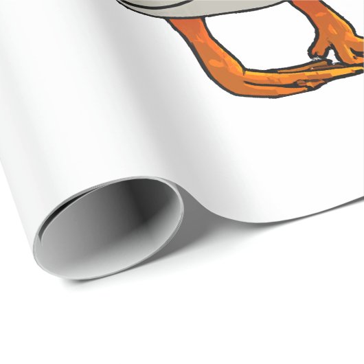 Leuke eend Design Mannen Watervogels Vogel Huisdie Cadeaupapier (Rol Hoek)