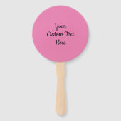 Leuke Eenhoorn aangepaste tekst & kleur hand fan s Handwaaier (Achterkant)