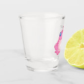 Leuke Eenhoorn kikker fantasie Shot Glas (Links)