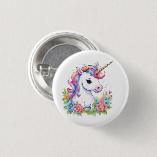 Leuke Eenhoorn Koele Eenhoorn positief Ronde Button 3,2 Cm