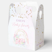 Leuke Eenhoorn Rainbow Baby shower Favor Box Bedankdoosjes (Geopend)