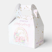 Leuke Eenhoorn Rainbow Baby shower Favor Box Bedankdoosjes (Voorkant Zijde)