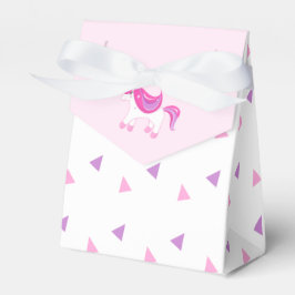 Leuke Eenhoorn Verjaardags Meisje Roze Favor Box � Bedankdoosjes