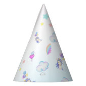 Leuke Eenhoornballon regenboog verjaardagsfeestje  Feesthoedjes (Links)