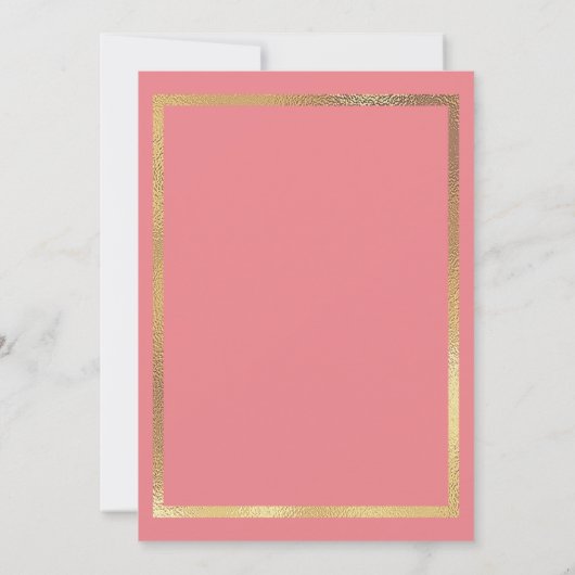 Leuke Eenhoorns en Regenbogen op Roze Kaart (Achterkant)