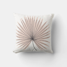 Leuke Eenvoudige Blauwe Roze Bloem Buitenkussen