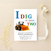 Leuke eenvoudige constructie thema jongens partij kaart