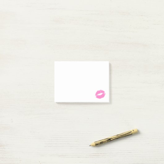 Leuke Eenvoudige Roze Kus Post-it® Notes