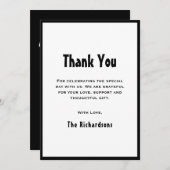 Leuke eerste Halloween Ghost 1e Verjaardag Spooky  Bedankkaart (Voorkant / Achterkant)