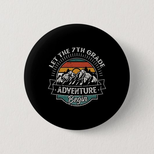 Leuke eerste schooldag ronde button 5,7 cm (Voorkant)