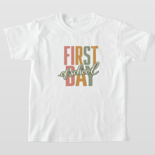 Leuke eerste schooldag voor leraren Meisjes terug T-shirt