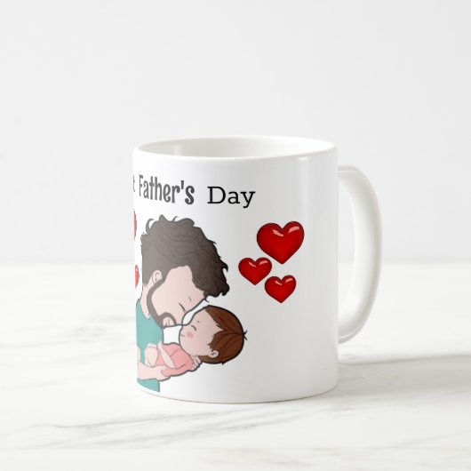 Leuke eerste Vaderdag Mok (Voorkant rechts)
