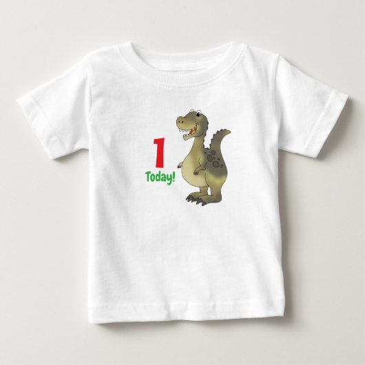 Leuke Eerste Verjaardag Dinosaur - 1e Verjaardag D (Voorkant)
