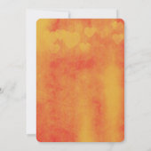 Leuke eerste verjaardag Sinaasappel Waterverf Baby Kaart (Achterkant)