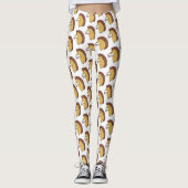 Leuke Egel met mok met hete drink Legging (Voorkant)