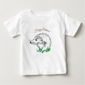 Leuke egel tekening T-shirt (Voorkant)