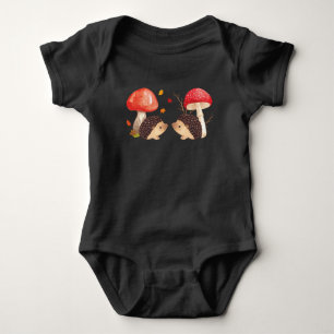 Leuke egels en paddenstoelen romper