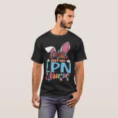 Leuke Eggcellent LPN Verpleegster Paashaas Oor Ver T-shirt (Voorkant volledig)