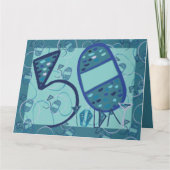 Leuke eigenzinnige 50e verjaardag viering kaart vo (Voorkant)