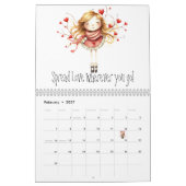 Leuke & eigenzinnige cartoonmeisjes kalender (Feb 2027)