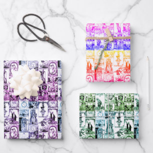Leuke eigenzinnige kleurrijke regenboog  Tarot Kaa Inpakpapier Vel