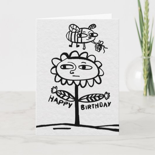 Leuke eigenzinnige Mannen Humor knuffel Business H Kaart (Voorkant)