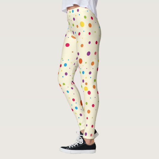 Leuke eigenzinnige stippen leggings (Links)