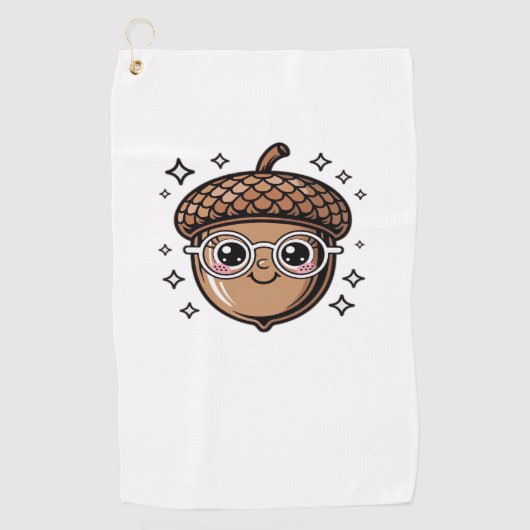 Leuke eikel Classic T-Shirt Golfhanddoek (Voorkant)